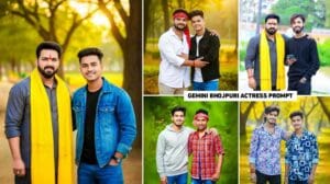 🌸 Google Gemini Bhojpuri Actor / Actress AI Photo Editing Prompt | Create Realistic AI Photos with Bhojpuri Stars