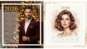 New Year 2026 Personalized Calendar Design | Best Gemini AI Prompts for Stunning Portrait Images!