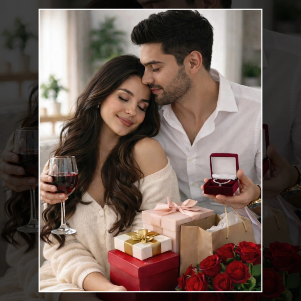 06 Romantic Valentine AI Image – Cinematic Candlelight Dinner Scene Viral Gemini AI Photo Editing Prompts Copy-Paste 4K Instagram Portraits! 37 image 16