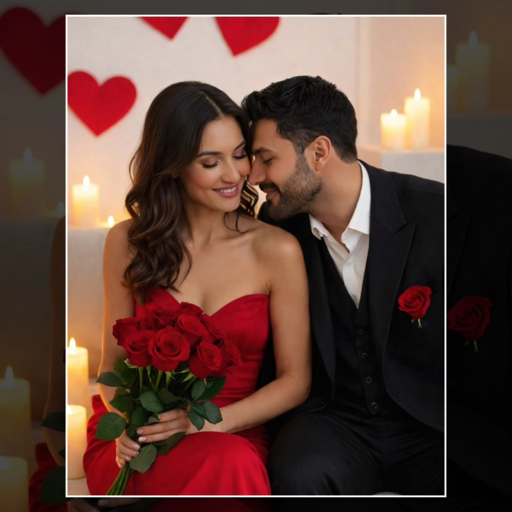 06 Romantic Valentine AI Image – Cinematic Candlelight Dinner Scene Viral Gemini AI Photo Editing Prompts Copy-Paste 4K Instagram Portraits! 38 image 17