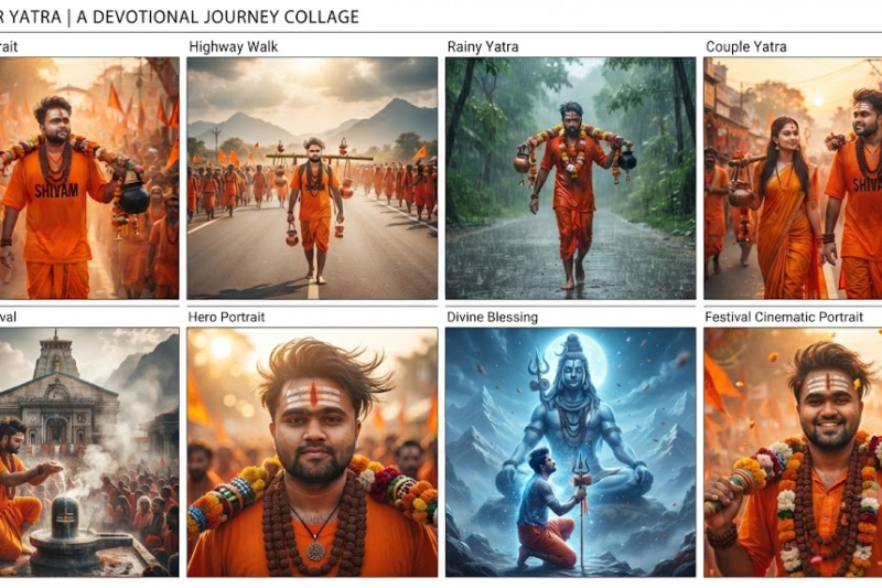 Kanwar Yatra AI Photo Prompts 2026: 8 Ultra-Realistic 8K Mahadev Image Prompts with Face Reference